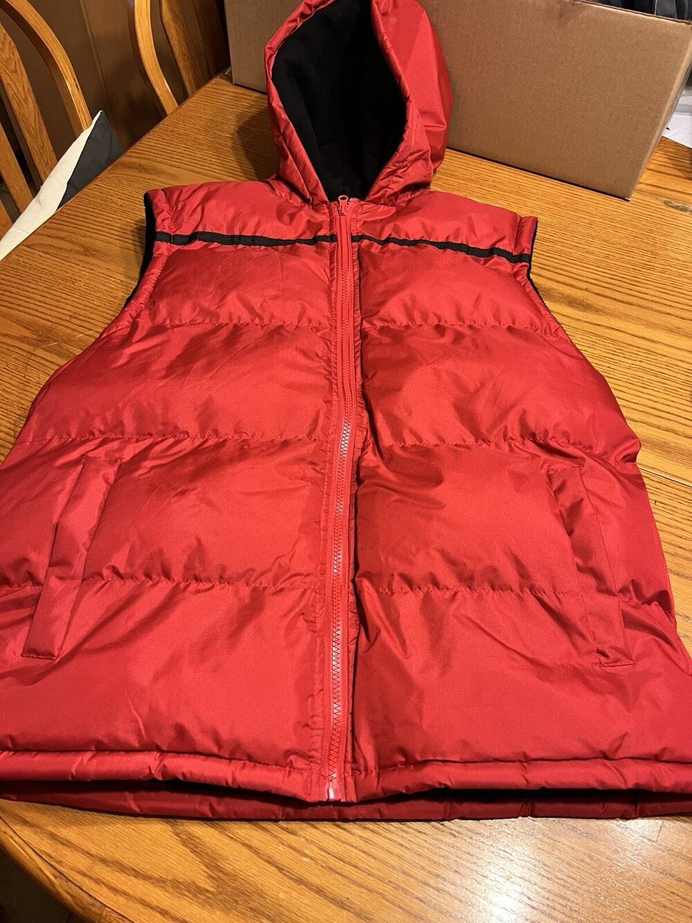 Store 68 Puffer Vest Hooded Mens Lightweight Jacket Zip Up